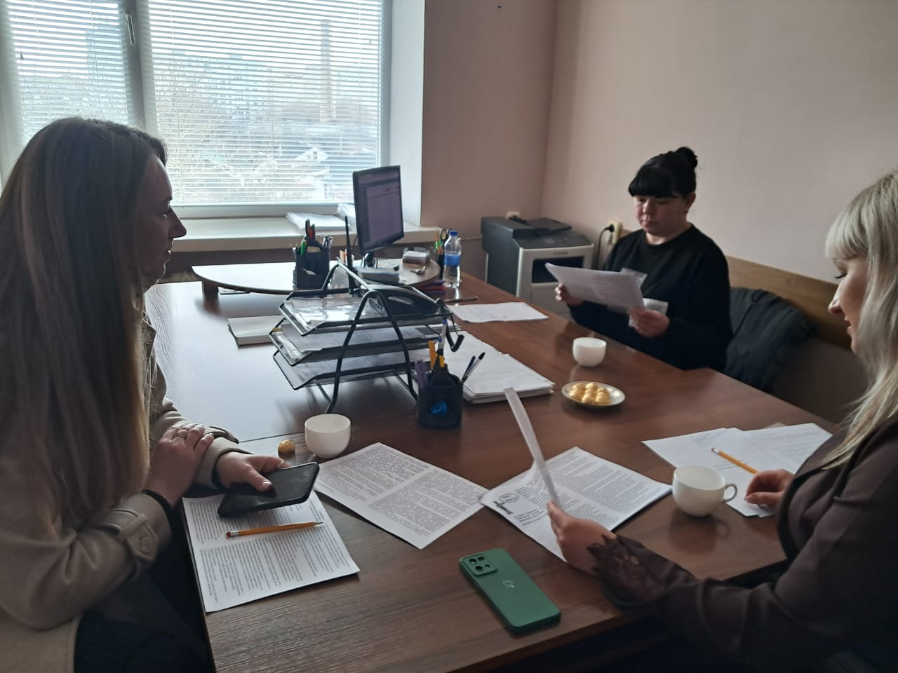 Реєстрація за чашкою чаю