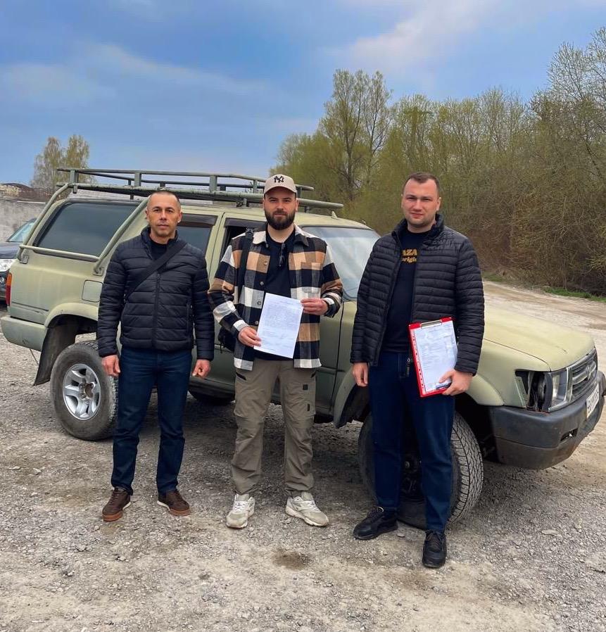 Львівська юстиція передала ще один конфіскований автомобіль для потреб армії